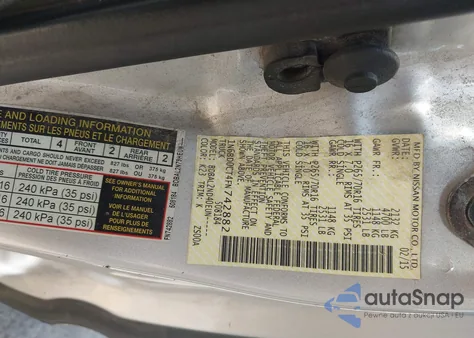 2015 Nissan Frontier Sv-I4 z USA, uszkodzony, nr VIN 1N6BD0CT4FN742882